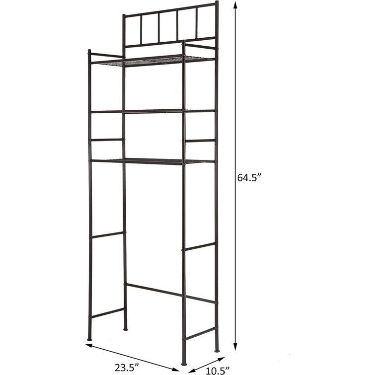 17 Stories Steel Freestanding OvertheToilet Storage Wayfair Canada